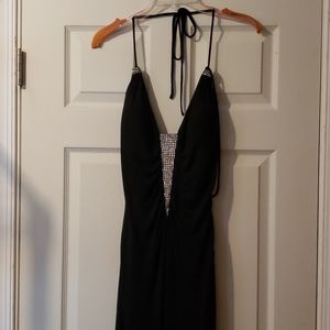 Black evening gown